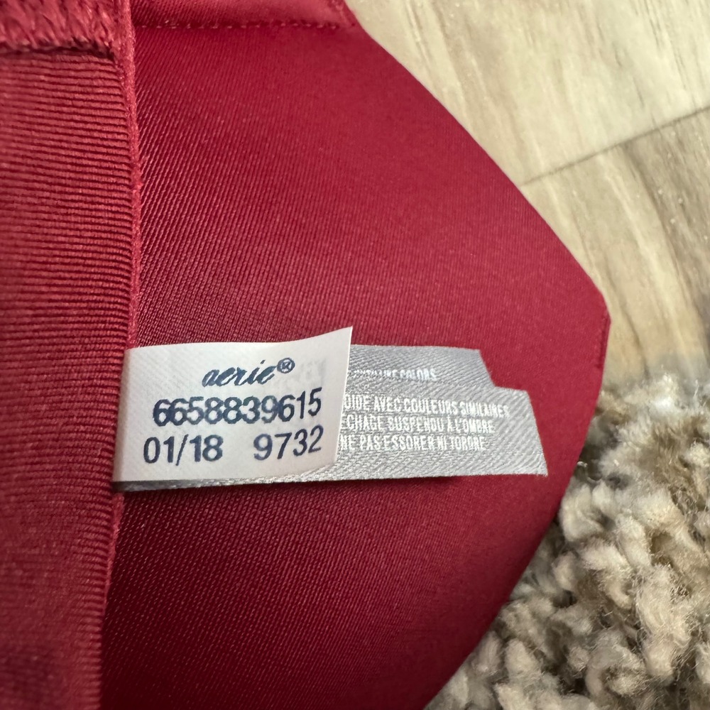 aerie Burgundy Push-Up Bikini Set - Picture 10 of 10